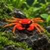 Tomato Vampire Crab (Geosesarma sp. Tomato)