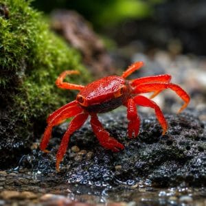 Tomato Vampire Crab (Geosesarma sp. Tomato)