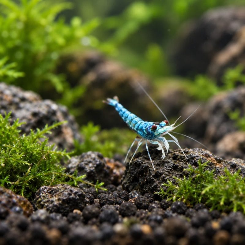 Sulawesi Blue Ghost (Caridina dennerli)