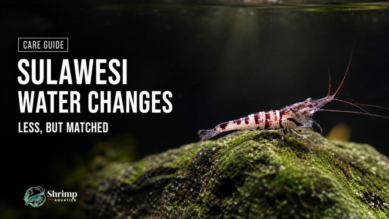 Do Sulawesi Shrimp Need Frequent Water Changes?