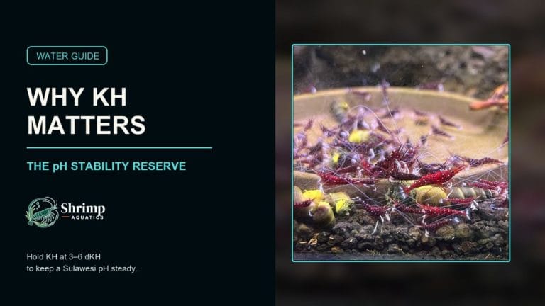 Why KH Matters as Much as pH and GH in a Sulawesi Shrimp Tank