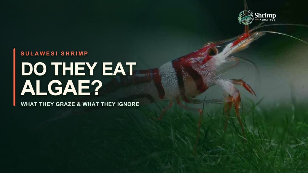 Do Sulawesi Shrimp Eat Algae? What They Graze and What They Ignore