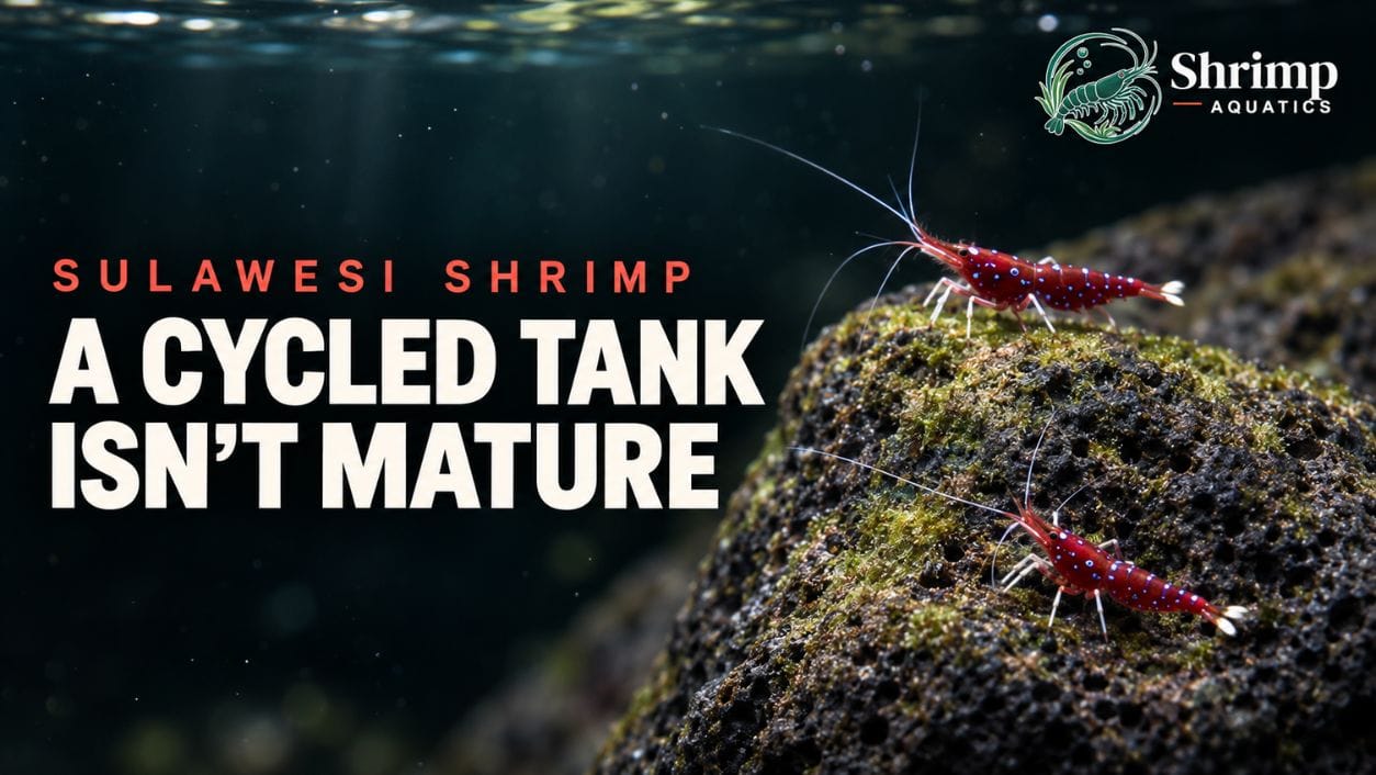 How to Mature a Sulawesi Shrimp Tank