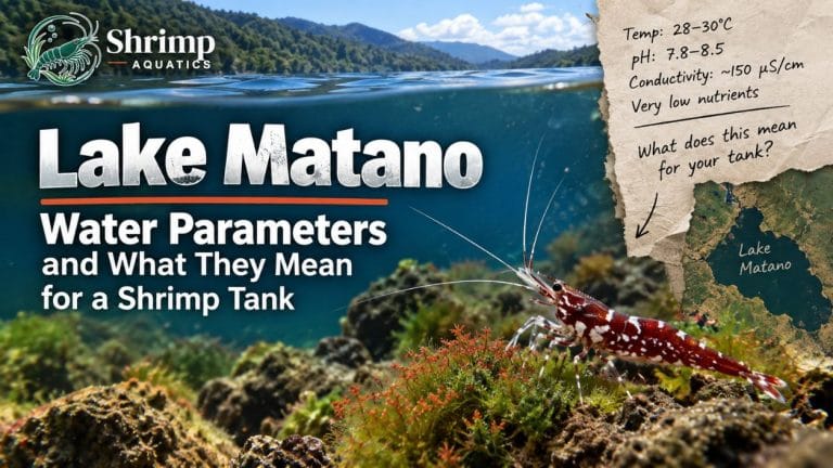 Lake Matano Water Parameters and What They Mean for a Shrimp Tank