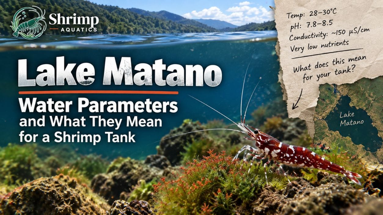 Lake Matano Water Parameters and What They Mean for a Shrimp Tank