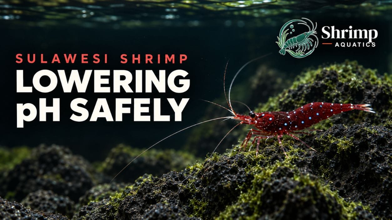 How to Lower pH in a Sulawesi Shrimp Tank