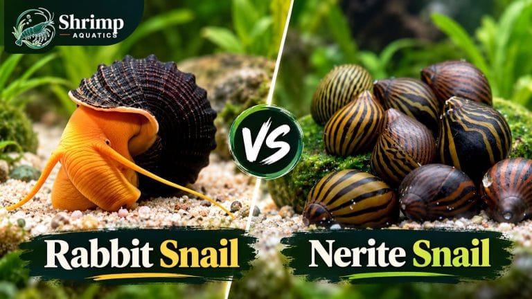 Rabbit Snail vs Nerite Snail