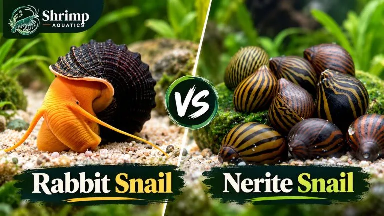 Rabbit Snail vs Nerite Snail