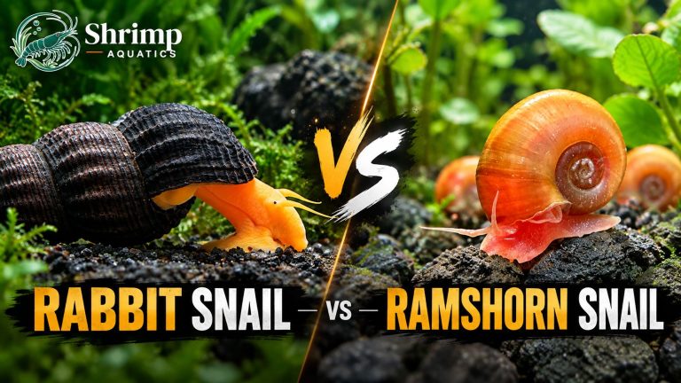 Rabbit Snail vs Ramshorn Snail