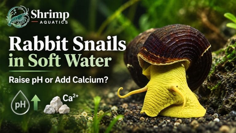 Rabbit Snails in Soft Water: Do You Need to Raise pH or Add Calcium?