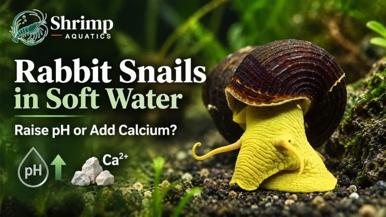 Rabbit Snails in Soft Water: Do You Need to Raise pH or Add Calcium?