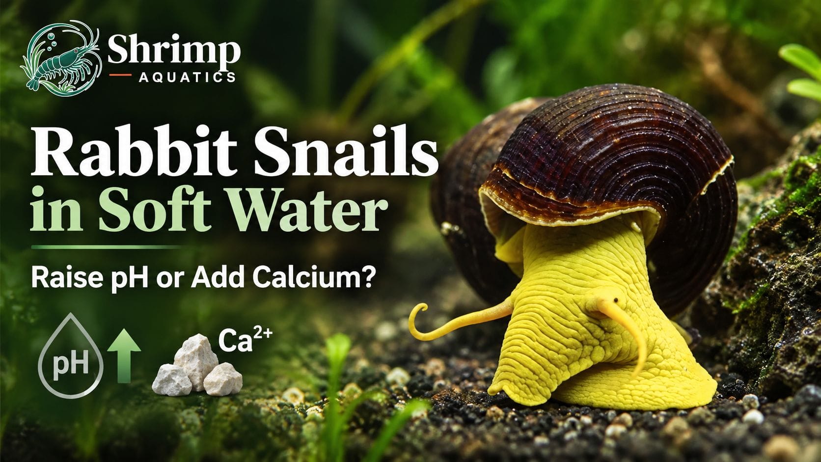 Rabbit Snails in Soft Water: Do You Need to Raise pH or Add Calcium?