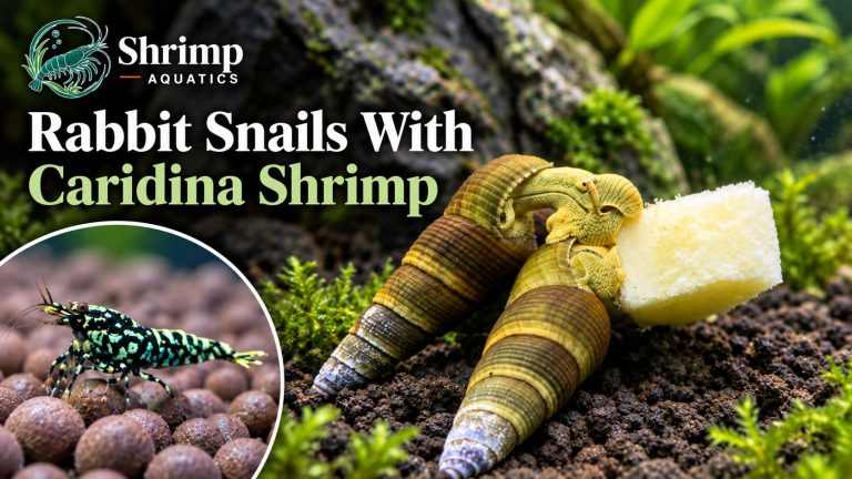 Rabbit Snails With Caridina Shrimp