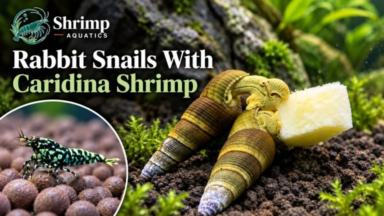 Rabbit Snails With Caridina Shrimp