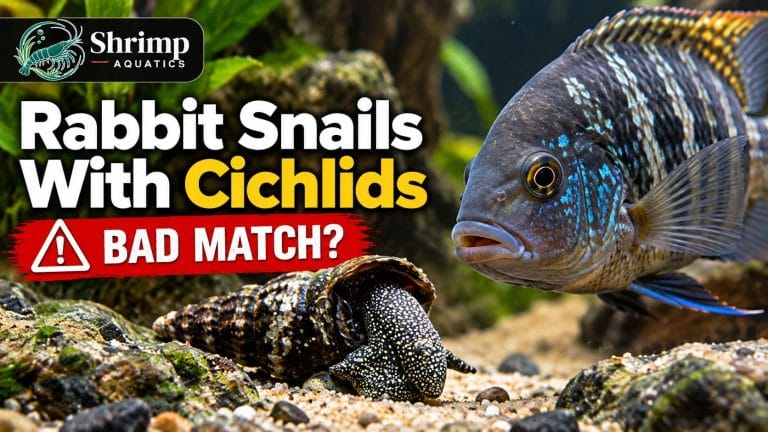 Rabbit Snails With Cichlids