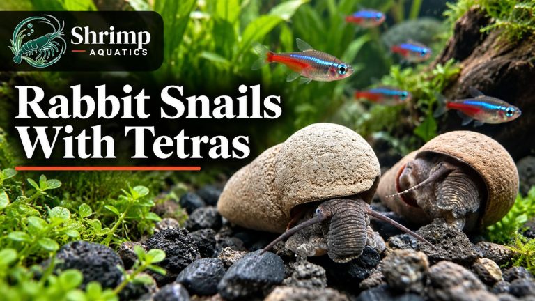 Rabbit Snails With Tetras
