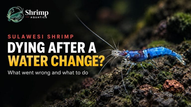 Sulawesi Shrimp Dying After a Water Change: What Went Wrong and What to Do
