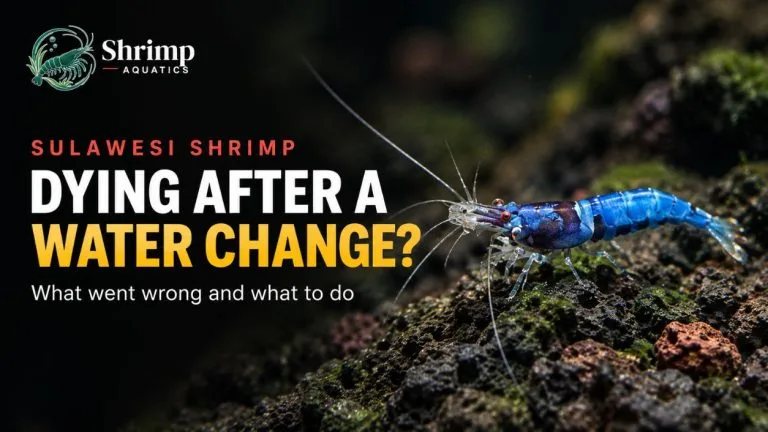 Sulawesi Shrimp Dying After a Water Change: What Went Wrong and What to Do