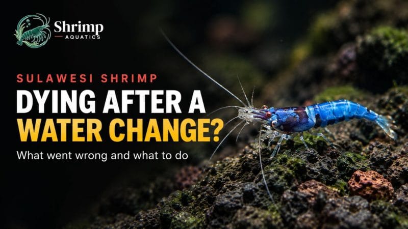 Sulawesi Shrimp Dying After a Water Change: What Went Wrong and What to Do