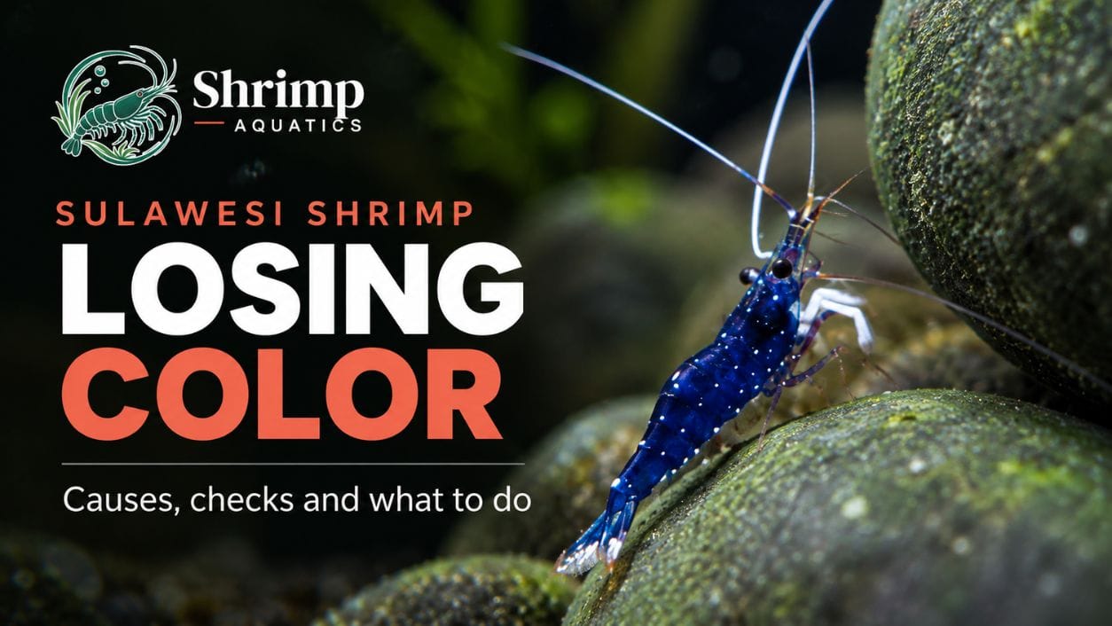 Sulawesi Shrimp Losing Color: Causes, Checks and What to Do