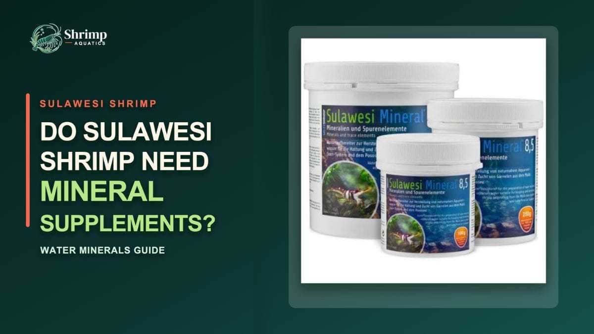 Do Sulawesi Shrimp Need Mineral Supplements?