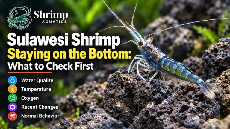 Sulawesi Shrimp Staying on the Bottom