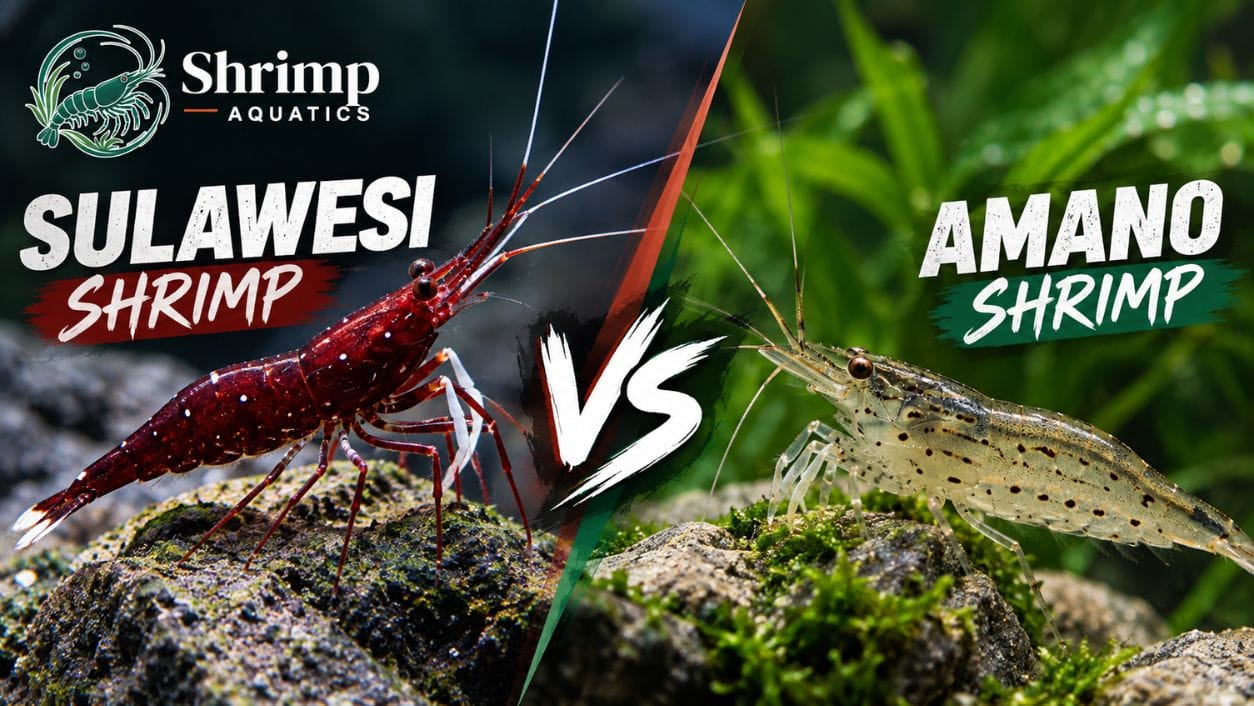 Sulawesi Shrimp vs Amano Shrimp
