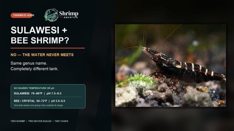 Can Sulawesi Shrimp Be Kept With Bee Shrimp?