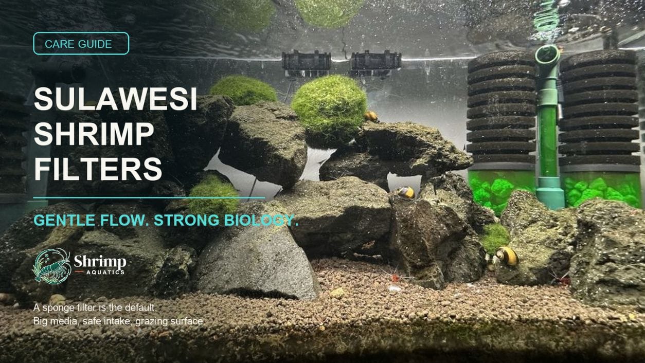 What Type of Water Filter Should You Use for Sulawesi Shrimp?