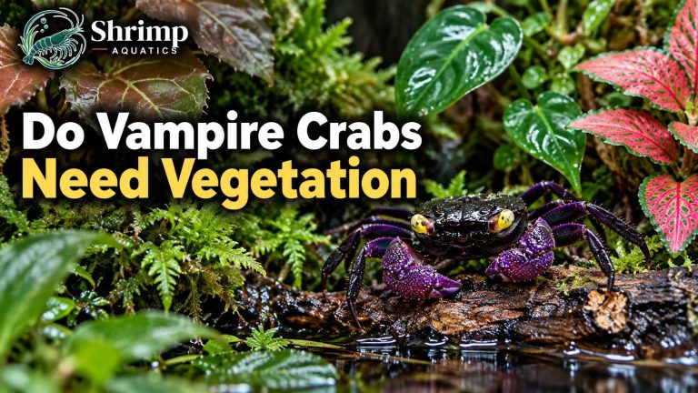 Do Vampire Crabs Need Vegetation?