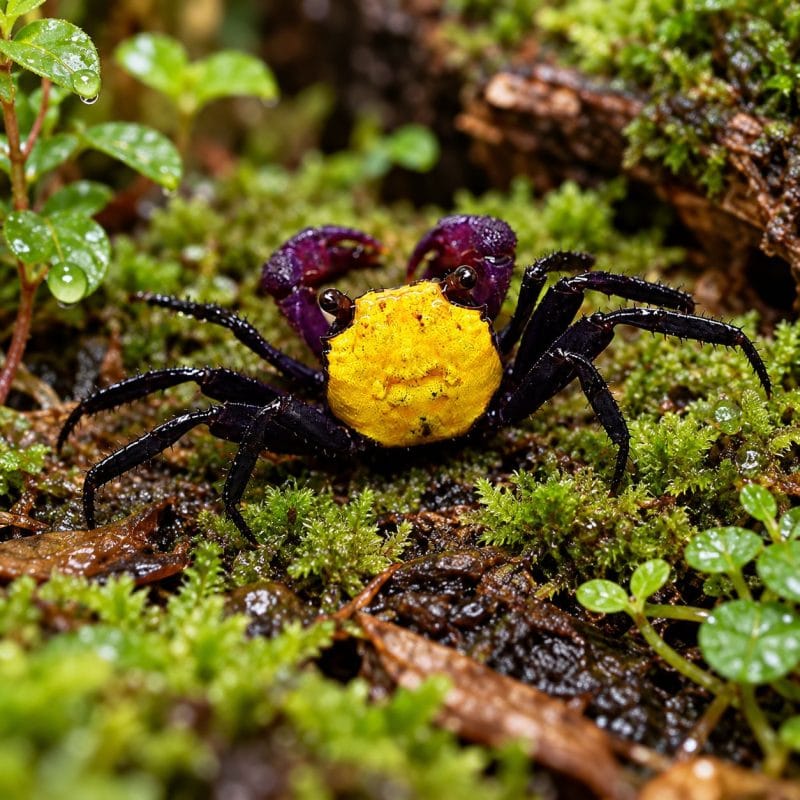 Lemon vampire crab