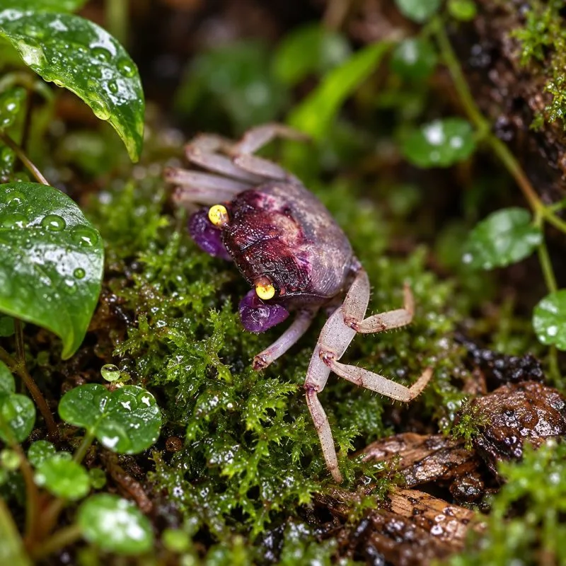 Orchid vampire crab