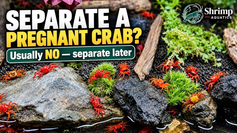 Should You Separate a Pregnant Vampire Crab From the Group?