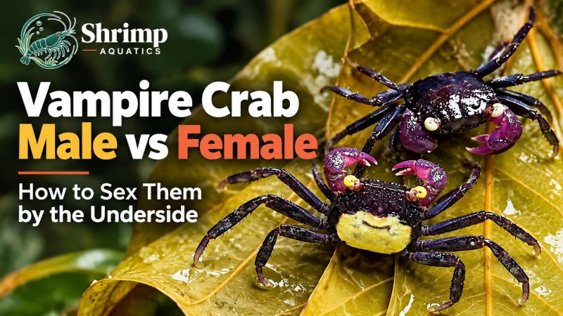Vampire Crab Male vs Female